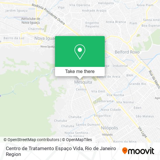 Centro de Tratamento Espaço Vida map