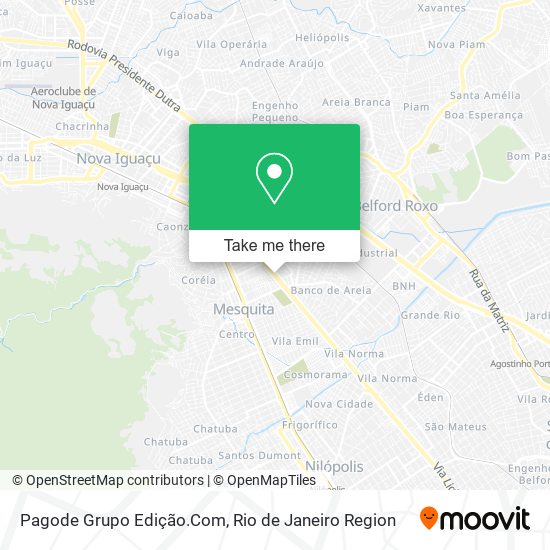 Mapa Pagode Grupo Edição.Com