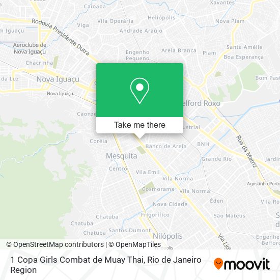 1 Copa Girls Combat de Muay Thai map