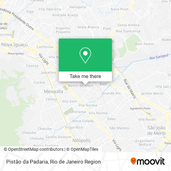 Pistão da Padaria map