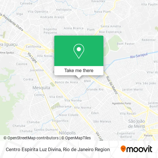 Centro Espirita Luz Divina map
