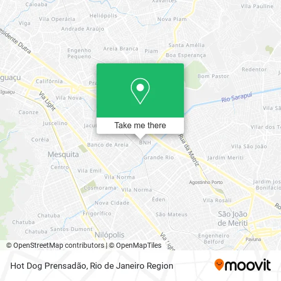 Hot Dog Prensadão map