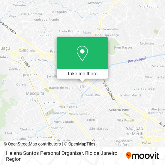 Helena Santos Personal Organizer map