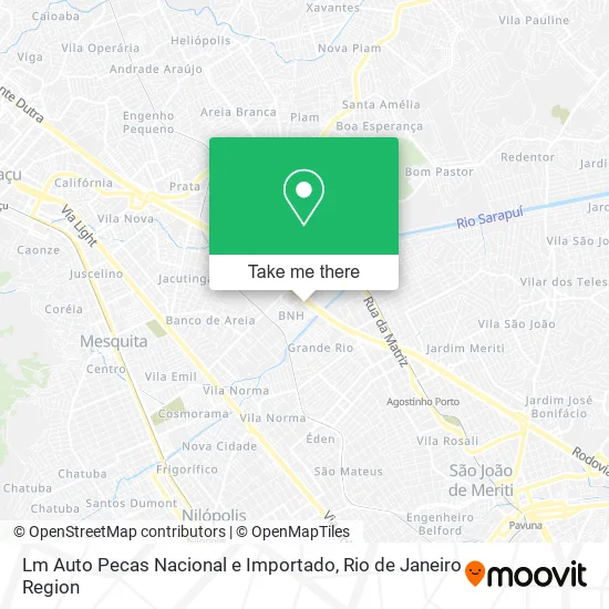 Lm Auto Pecas Nacional e Importado map