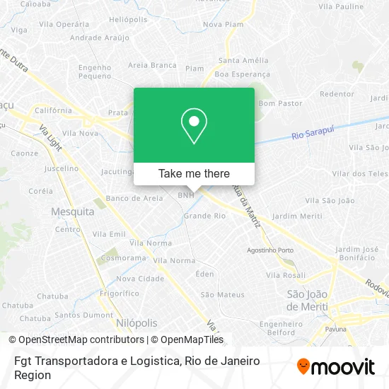 Fgt Transportadora e Logistica map