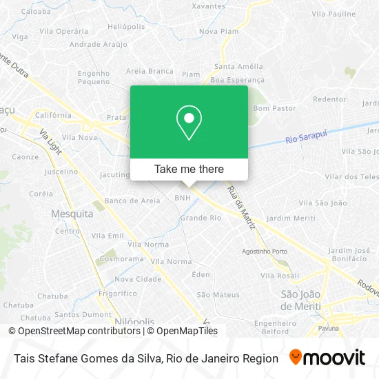 Tais Stefane Gomes da Silva map