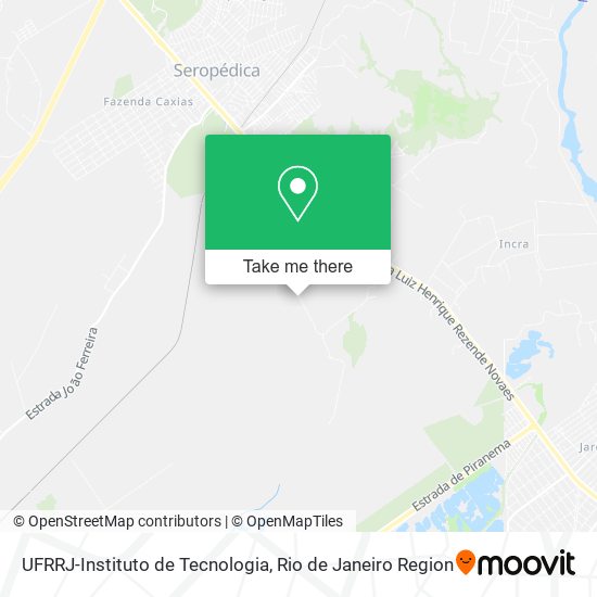 Mapa UFRRJ-Instituto de Tecnologia