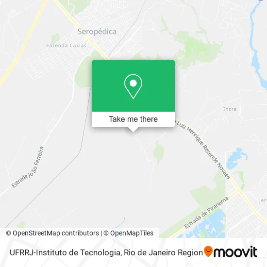UFRRJ-Instituto de Tecnologia map