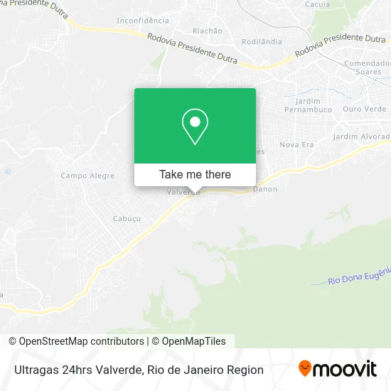 Ultragas 24hrs Valverde map