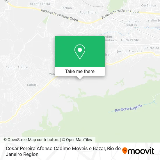 Cesar Pereira Afonso Cadime Moveis e Bazar map