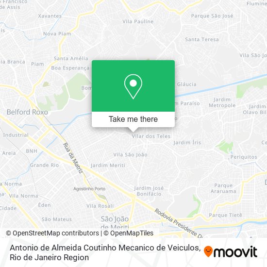 Antonio de Almeida Coutinho Mecanico de Veiculos map
