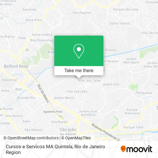 Cursos e Servicos MA Quintela map