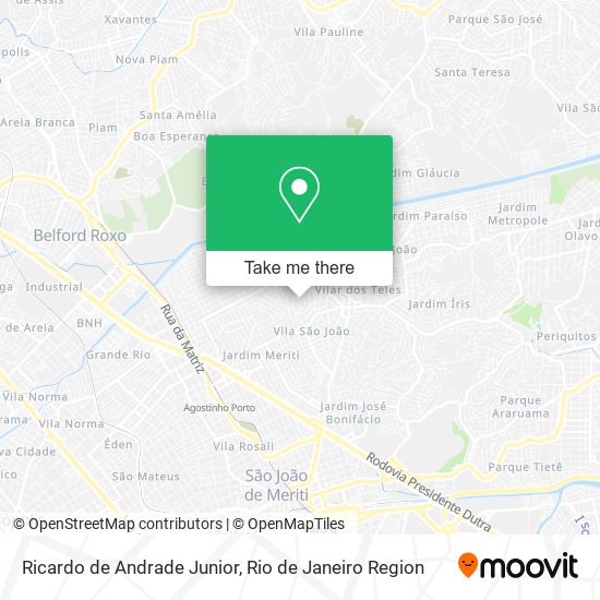 Ricardo de Andrade Junior map