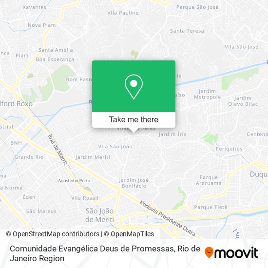 Comunidade Evangélica Deus de Promessas map