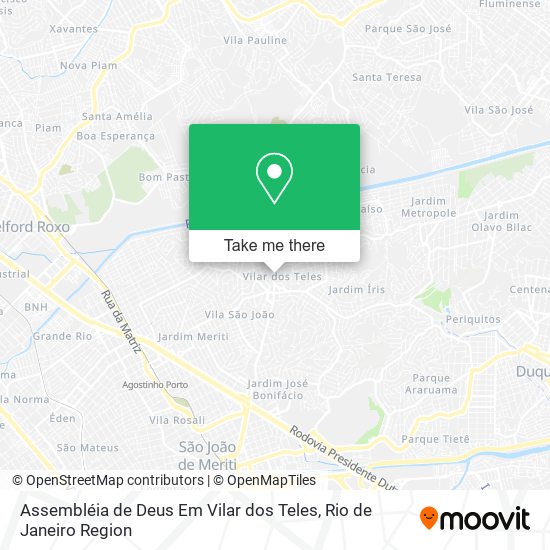 Assembléia de Deus Em Vilar dos Teles map