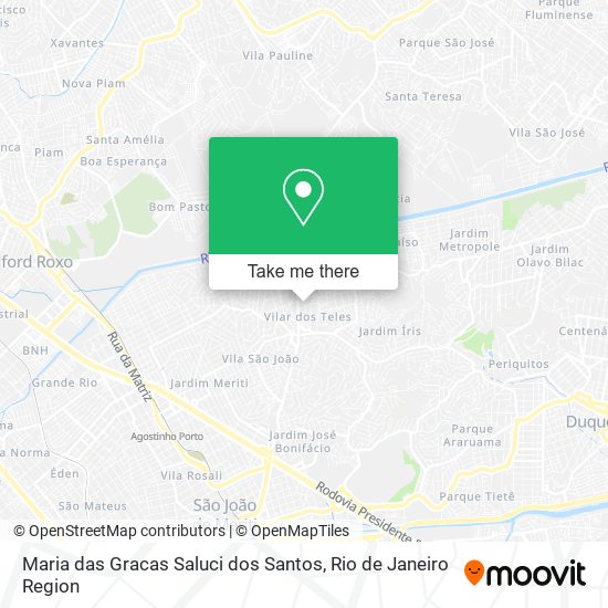 Maria das Gracas Saluci dos Santos map