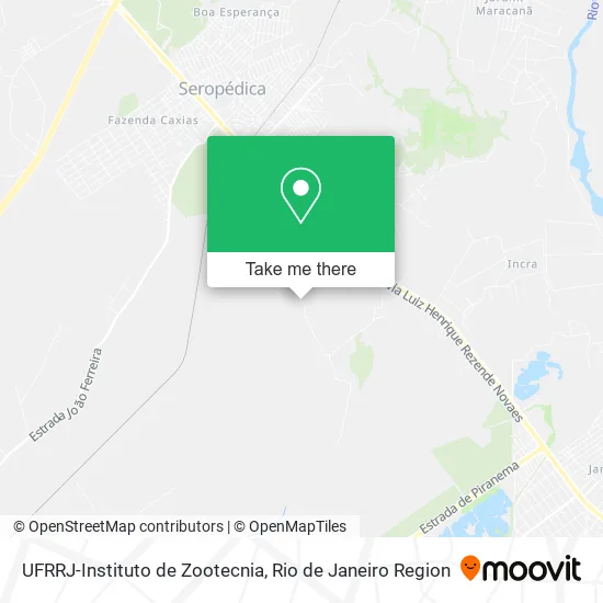 UFRRJ-Instituto de Zootecnia map