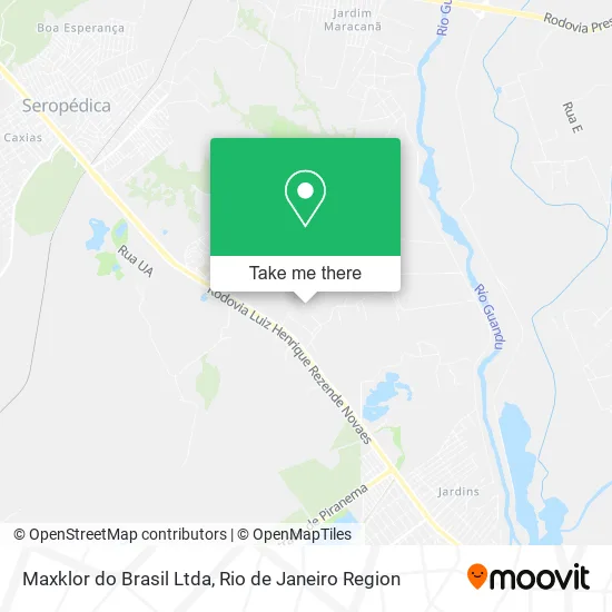 Maxklor do Brasil Ltda map