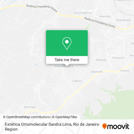 Estética Ortomolecular Sandra Lima map