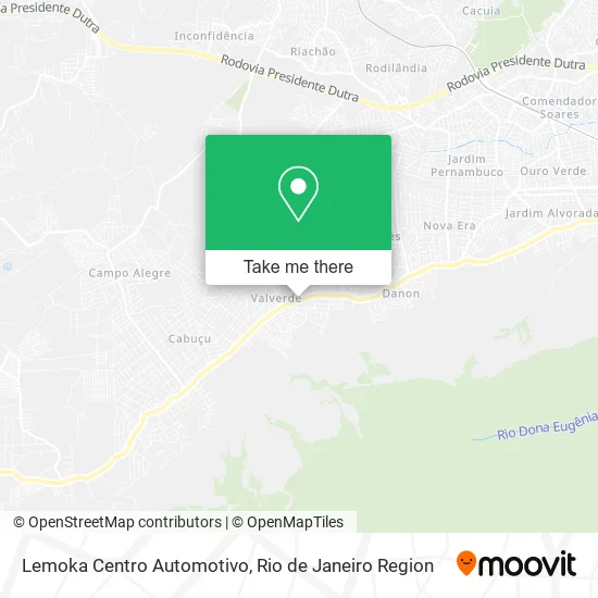 Lemoka Centro Automotivo map