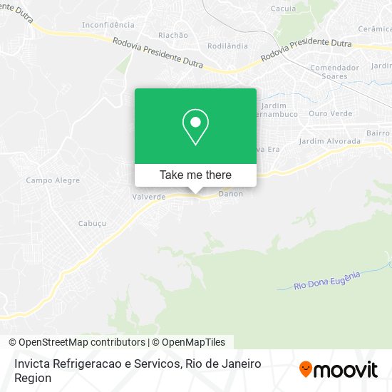 Invicta Refrigeracao e Servicos map