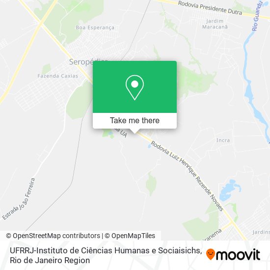 UFRRJ-Instituto de Ciências Humanas e Sociaisichs map