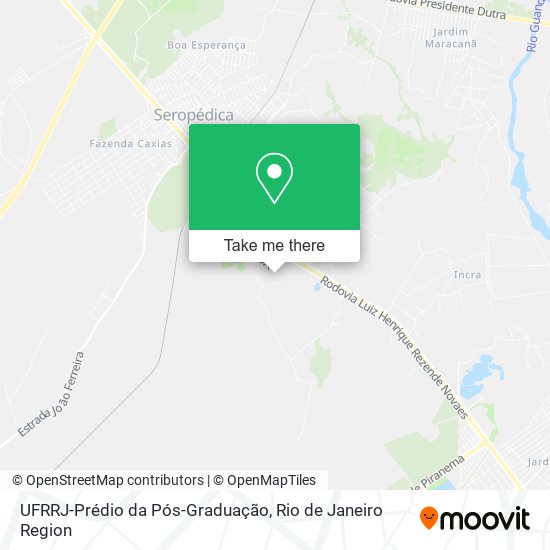 UFRRJ-Prédio da Pós-Graduação map