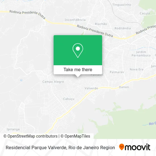 Residencial Parque Valverde map