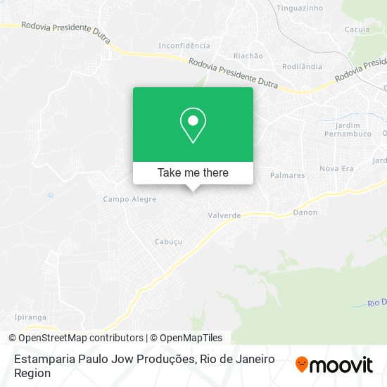 Estamparia Paulo Jow Produções map