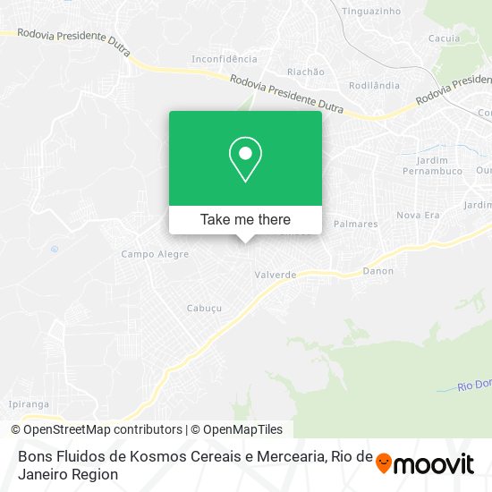 Bons Fluidos de Kosmos Cereais e Mercearia map