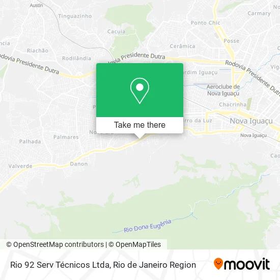 Rio 92 Serv Técnicos Ltda map