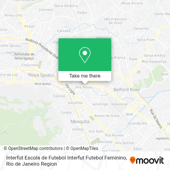 Interfut Escola de Futebol Interfut Futebol Feminino map