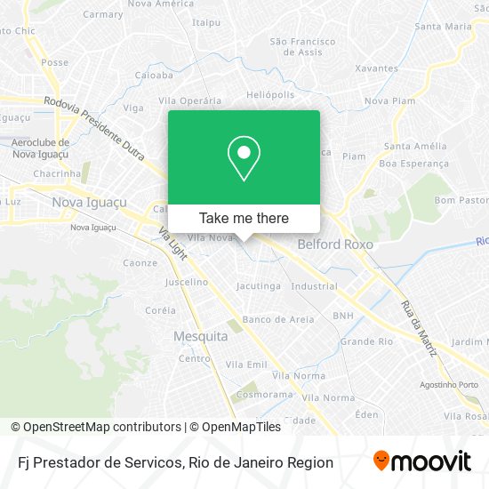 Fj Prestador de Servicos map