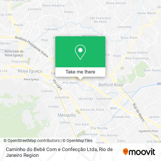 Mapa Caminho do Bebê Com e Confecção Ltda