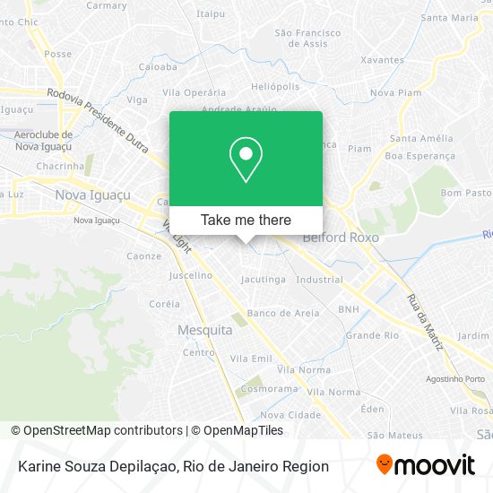 Karine Souza Depilaçao map