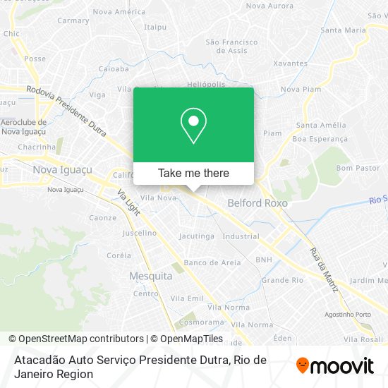 Atacadão Auto Serviço Presidente Dutra map