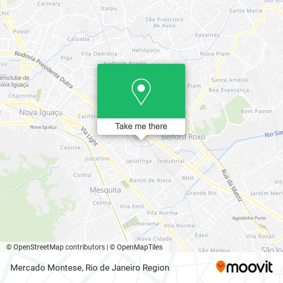 Mercado Montese map