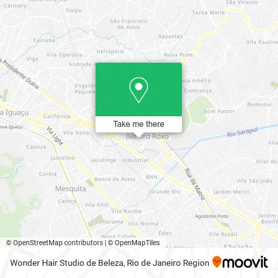 Wonder Hair Studio de Beleza map