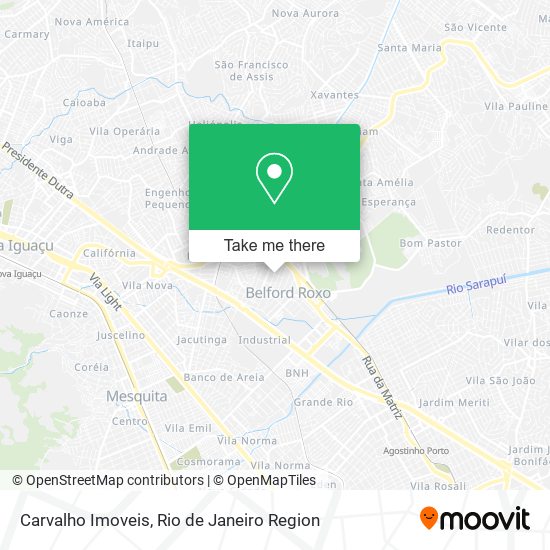 Mapa Carvalho Imoveis