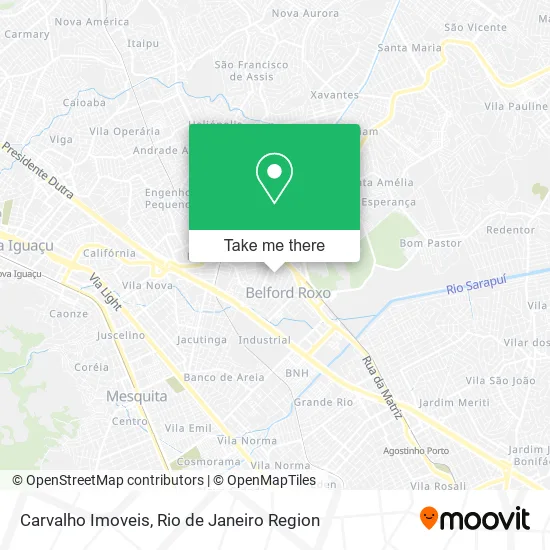 Carvalho Imoveis map