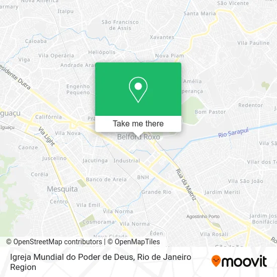 Igreja Mundial do Poder de Deus map