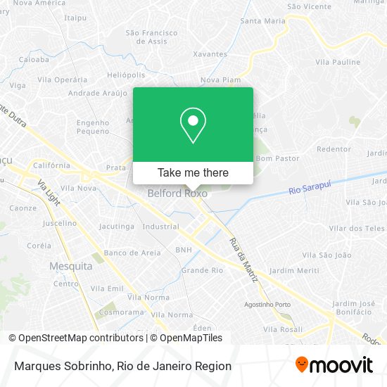 Marques Sobrinho map