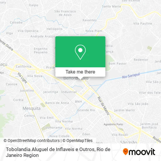 Tobolandia Aluguel de Inflaveis e Outros map