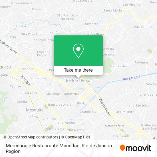 Mercearia e Restaurante Macedao map