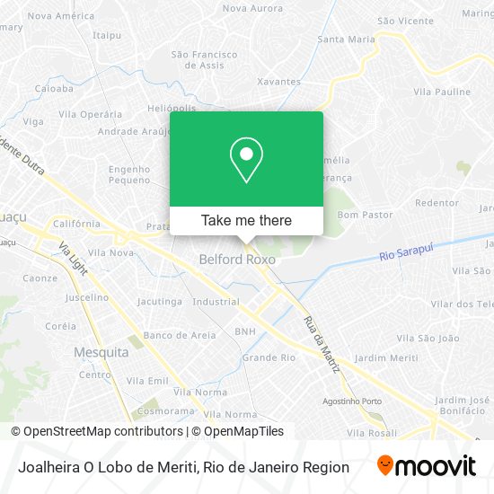 Joalheira O Lobo de Meriti map