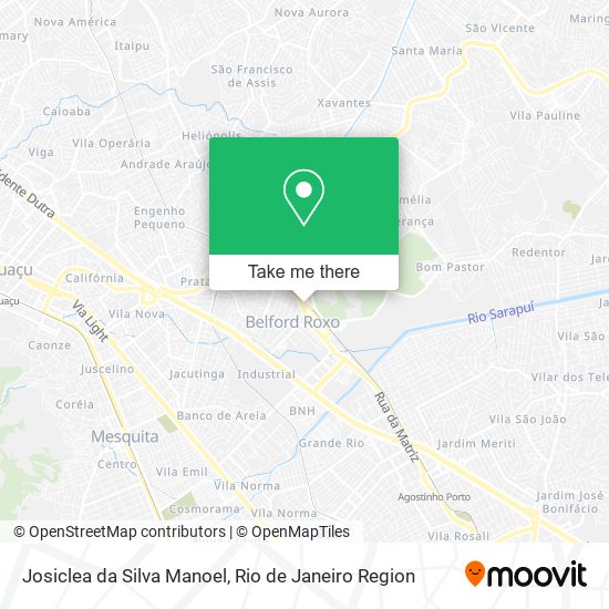 Josiclea da Silva Manoel map