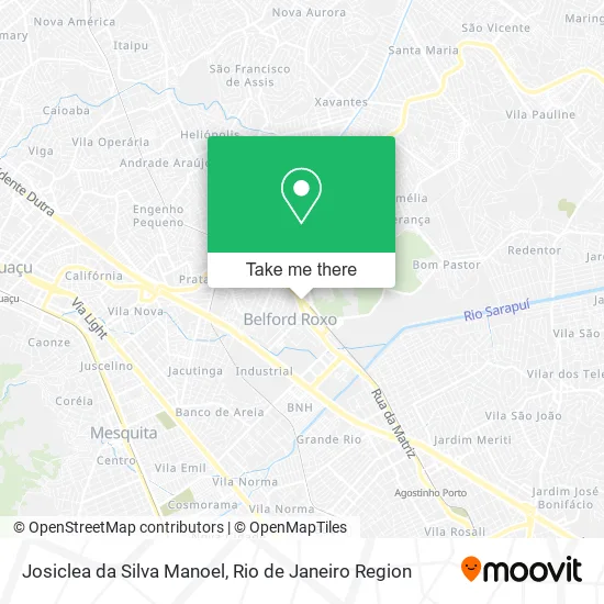 Josiclea da Silva Manoel map