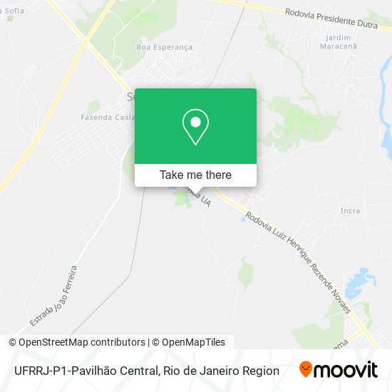 Mapa UFRRJ-P1-Pavilhão Central