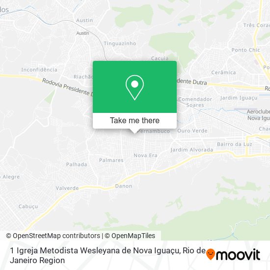 1 Igreja Metodista Wesleyana de Nova Iguaçu map