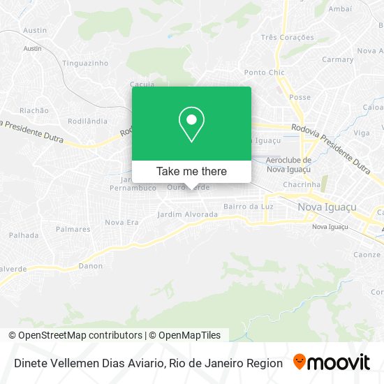 Dinete Vellemen Dias Aviario map